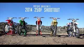 Dirtbike Magazines 2014 250F Shootout [upl. by Anisor907]