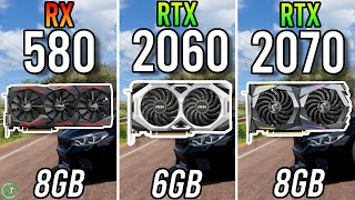 RX 580 8GB vs RTX 2060 vs RTX 2070  Tested in 2023 [upl. by Nylknarf]