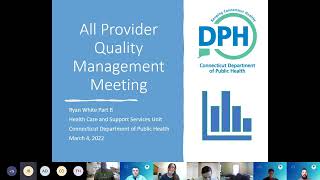 Ryan White Part B Quarterly Clinical Quality Management Meeting 030422 [upl. by Krahling]