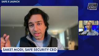 Saket Modi Safe Security CEO SAFE X Launch [upl. by Itnava]