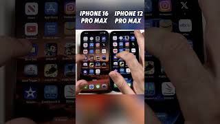 iPhone 16 Pro Max vs iPhone 12 Pro Max SPEED BATTLE ⚡ Who’s the REAL King 👑shortsviralvideo [upl. by Egdamlat]