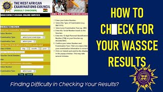 How to Check your Wassce results 2022 [upl. by Notniuq295]