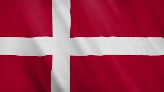 Flag of Denmark  National Anthem [upl. by Leval]