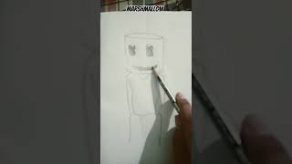 Marshmallow drawing ❤️‍🔥 subscribe marshmallowbundle [upl. by Wellesley]