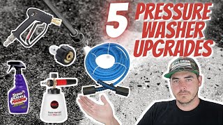 Pressure Washer Upgrades  5 Must have items to maximize your Pressure Washer  Power Washer Upgrade [upl. by Coe]