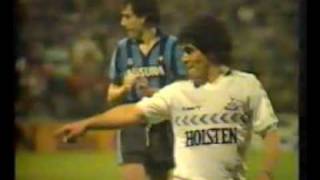 Diego Maradona Plays For Spurs 1986 [upl. by Yemerej]