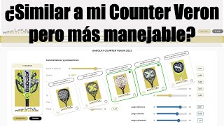 ¿Similar a mi Babolat Counter Veron pero más manejable padel [upl. by Ikkela573]