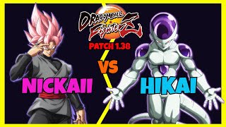 DBFZ  NICKAII vs HIKAI gameplays Gogeta Blue Goku Black Android 17 vs Ginyu Frieza Tenshihan [upl. by Venator220]