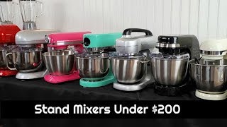 13 Stand Mixers Under 200  Bosch Hamilton Beach Farberware amp Cheftronic  Stand Mixer Showcase [upl. by Krissy]