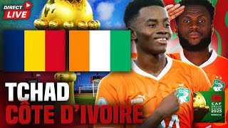 🔴TCHAD  COTE DIVOIRE 02  QUALIFICATIONS CAN 2025 MAROC [upl. by Erdnaet321]