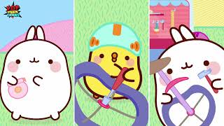 Molang amp Piu Piu in Circus  Funny Cartoons  Pop Teen Toons [upl. by Aniz]