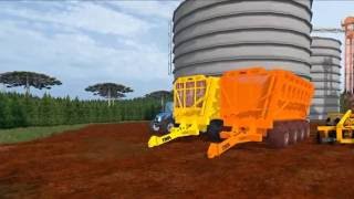 Transbordo de Cana Picada  Farming simulator 15 [upl. by Attoynek]