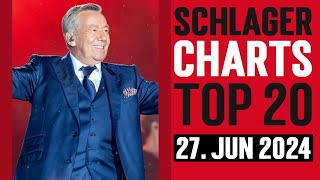 Schlager Charts Top 20  27 Juni 2024 [upl. by Arnon]