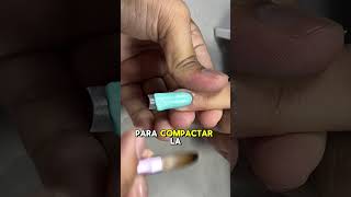 Aplicación de ACRÍLICO para Uña Perfecta manicura nails uñas [upl. by Daenis]