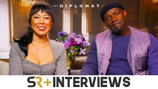 The Diplomat Stars Ali Ahn amp David Gyasi Break Down quotThe Cost Of Doing Businessquot In Season 2 [upl. by Eednas30]