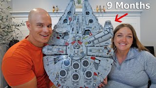 THIS TOOK US 9 MONTHS TO BUILD  Largest Star Wars LEGO Ship [upl. by Donoho]