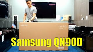 Samsung QN90D Neo QLED 2024 Unboxing Setup Test and Review with 4K HDR Demo Videos [upl. by Annawal144]