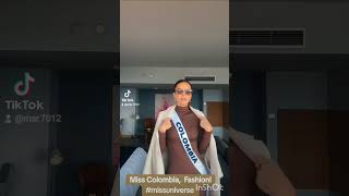 Miss Colombia en Miss Universe Bella Fashion concursodebelleza missuniverse [upl. by Vitus]