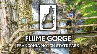 Exploring Flume Gorge Live Free Outdoors [upl. by Broddie]