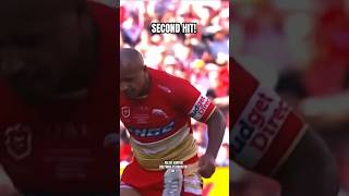 What a Hit Felise Kaufusi 💥 Two Big Hits in the One Game shorts nrl rugbyleague dolphins [upl. by Ecitnerp]