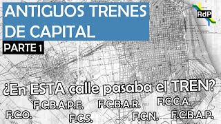 Antiguos Trenes de Capital Federal Parte 1 [upl. by Trudey]