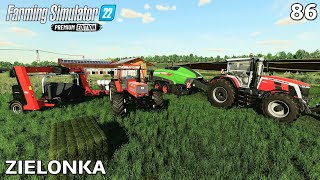 Bailing amp wrapping grass bales with FiatAgri 18090 DT  ZIELONKA  Farming Simulator 22  Ep86 [upl. by Onaivlis]