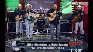 Kiko Montalvo  Te Crei Decente feat Beto Zapata [upl. by Lisette]