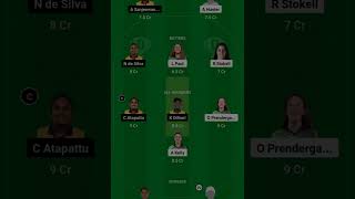 Dream 11 TODAY🧐 IR w vs SL w prediction on [upl. by Anwaf556]