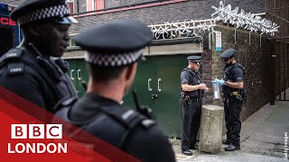 What are Police doing to fight knife crime  BBC London [upl. by Adnuhsal]