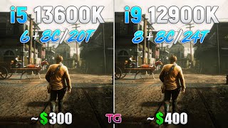 Core i5 13600K vs Core i9 12900K  Test in 8 Games [upl. by Ingrid]