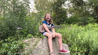 Second Hand News — Fleetwood Mac cover Age 8 on ukulele [upl. by Aitat708]