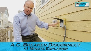 How to Check the Air Conditioner Disconnect in Your Home [upl. by Nerraf]