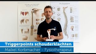 Triggerpoints meest voorkomende oorzaak schouderpijn  Fysiotherapie4all [upl. by Olenolin54]