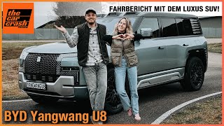 BYD Yangwang U8 im Test 2024 Dieses Luxus SUV kann schwimmen und Panzerwende Fahrbericht  Review [upl. by Aldas]