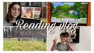 Dużo książek gry planszowe tańce i audiobooki 📚READING VLOG ✨ [upl. by Airdua]