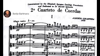 Alberto Ginastera  String Quartet No 2 Op 26 1958 [upl. by Naraa464]