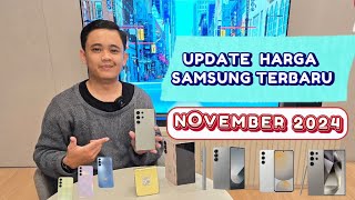 update harga handphone samsung di bulan november terbaru 2024 [upl. by Htieh]