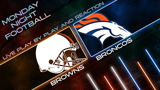 Browns vs Broncos Live Play by Play amp Reaction [upl. by Crispin]