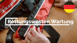 Wartung von Rettungswesten  SVB [upl. by Cornwell49]