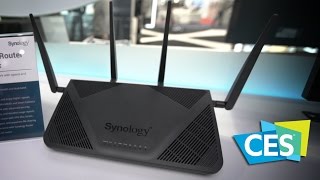 Synology RT2600ac  The Personal VPN Router at CES 2017 [upl. by Ursa]