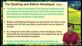 Physiographic Divisions of India  The Darjeeling and Sikkim Himalayas [upl. by Skrap404]