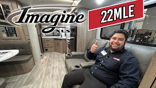 2024 Grand Design Imagine XLS 22MLE Walkthrough  Perfect Couples Travel Trailer [upl. by Johst]