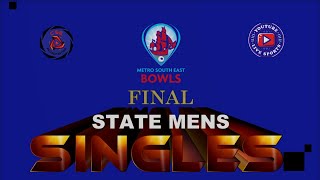 PEARSE V AXON State Singles Final  Metro South East Bowls [upl. by Devlen126]