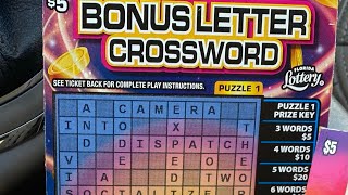 New crossword ticket floridalottery [upl. by Nive]