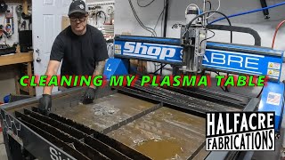 How to Clean Plasma CNC Table [upl. by Odiug987]