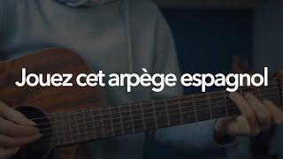 Une jolie suite daccords espagnole débutants amp intermédiaires  Tuto guitare [upl. by Ahsinelg]