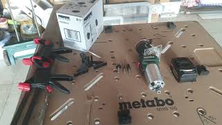 Review und Test  Metabo Kantenfräse FMV 18 LTX BL 8 mit Oberfräsenkit  Plunge Kit von Makita [upl. by Honig436]