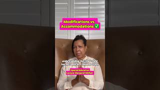 Modifications vs Accommodations ￼Do you know the difference ￼Special Education Lawyer ￼ [upl. by Llekim387]