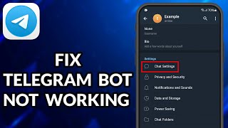 How To Fix Telegram Bot Not Working [upl. by Anivla]