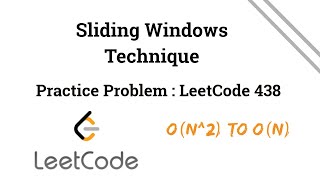 Sliding Windows Technique with Practice Problem  Competitive Programming [upl. by Gabbi]